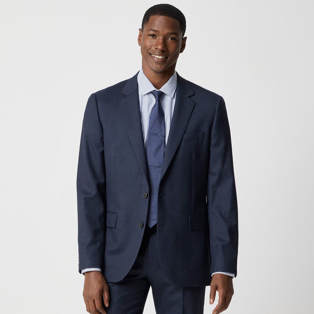 NWT J Crew Factory Slim-fit Thompson Worsted Wool Suit Jacket in Navy Size 40/R